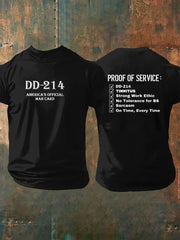 Men's DD-214 Print Short Sleeves T-shirt