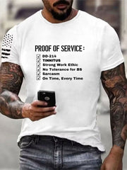 Men's DD-214 Print Short Sleeves T-shirt