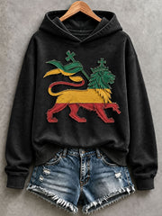 Women's Reggae Inspired Lion Hoodie
