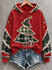 Women's Christmas Tree Art Hoodie