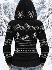 Women's Skiing Double-Board Hoodies