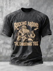 Men's Heavy Metal Rock Christmas T-shirt