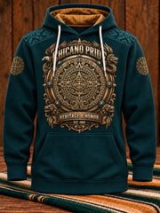 Men's Mexico Chicano Art Printed Hoodie