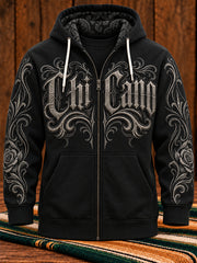 Men's Mexico Chicano Art Printed Coat