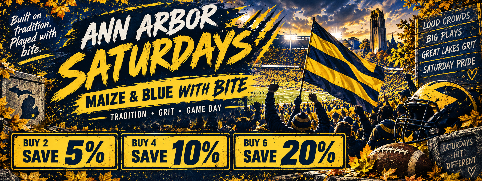 Maize & Blue