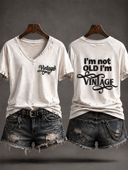 Women's 'I'm Not Old,I'm Vintage' Casual T-shirt
