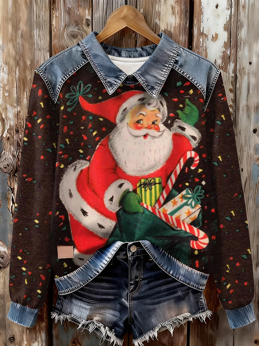 Women's Merry Christmas Print Casual Sweatshirt