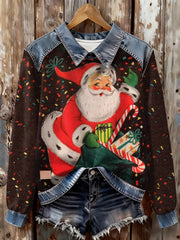 Women's Merry Christmas Print Casual Sweatshirt