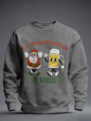 Men's Funny Christmas Printed Sweatshirt