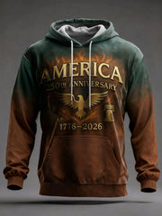 Men's 250 Print Casual Hoodie