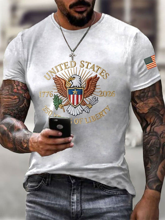 Men's 250 Printed Casual T-Shirt