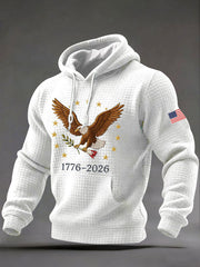 Men's 250 Years Printed Casual Hoodie