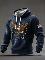 Men's 250 Years Printed Casual Hoodie