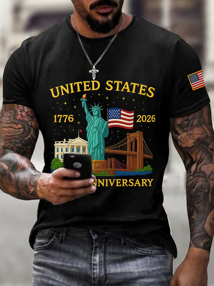 Men's 250th Anniversary Print T-Shirt