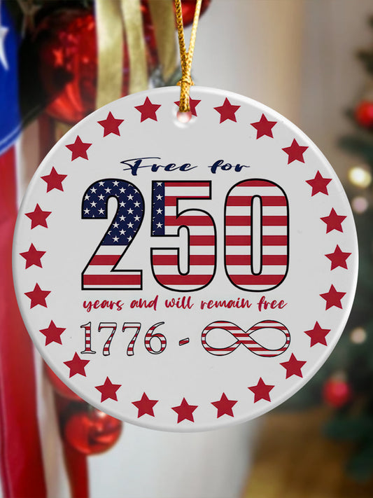 250th Anniversary Printed Acrylic Decorative Ornament