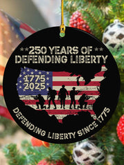250th Anniversary Printed Acrylic Decorative Ornament