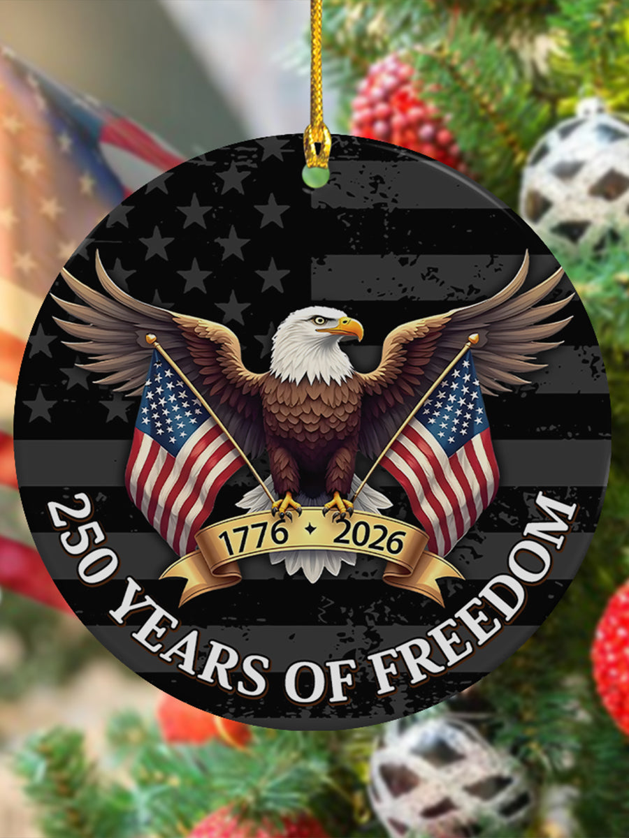 250th Anniversary Printed Acrylic Decorative Ornament