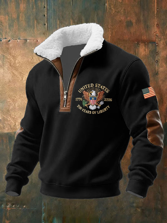 Men's 250 Years Printed Casual Top