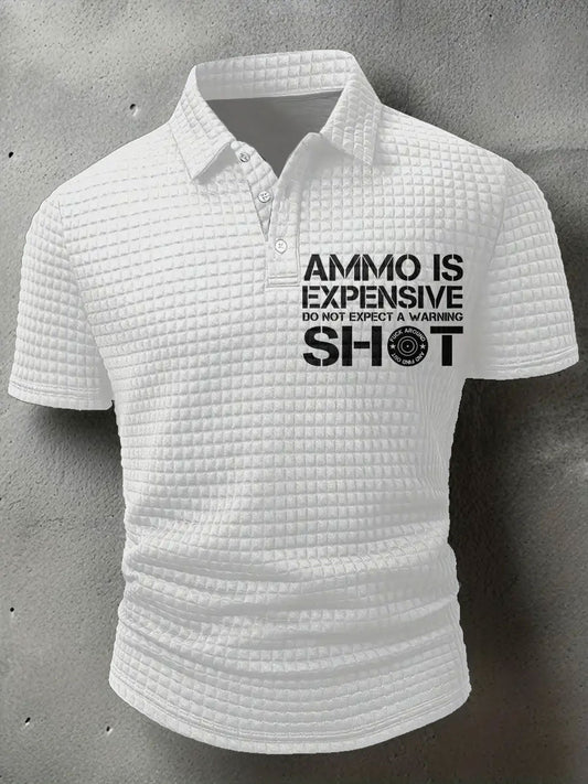Men's Funny Pew Lover Veteran Printed Casual Tops