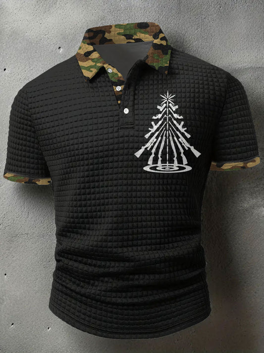 Men's Funny Pew Lover Veteran Printed Casual Tops