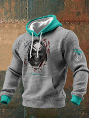 Men's Funny PTSD Awareness Veteran Printed Hoodie