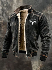Men's Vintage Western Composite Fleece Jacket