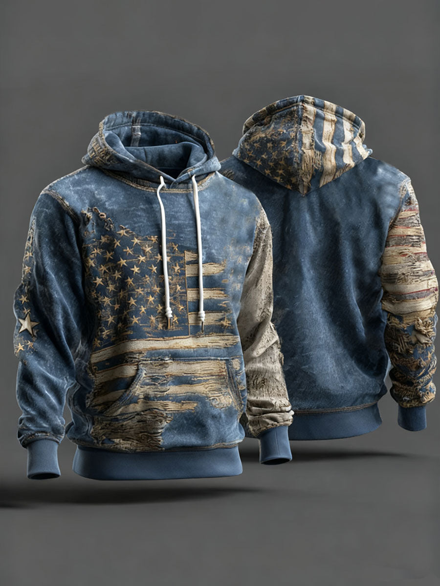Men's 250 Print Casual Hoodie