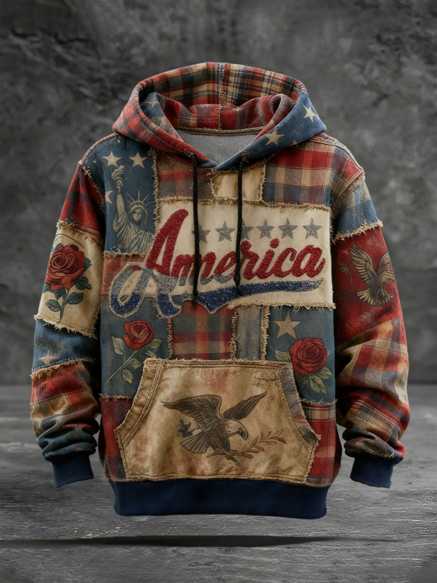 Men's 250 Print Casual Hoodie