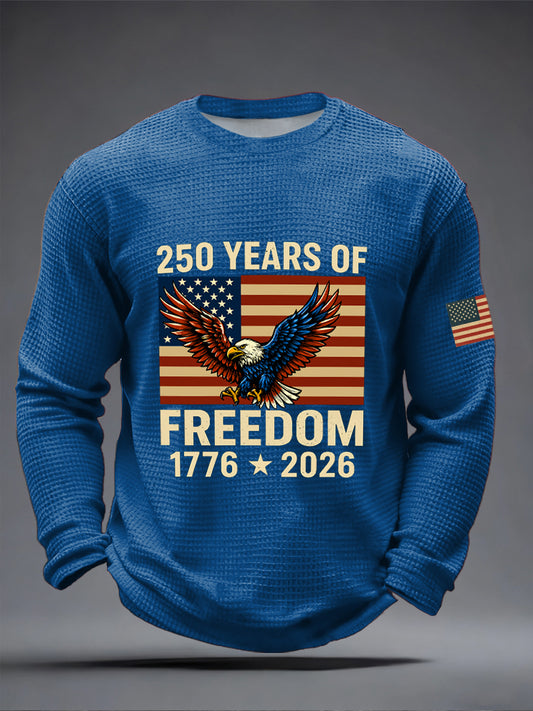Men's 250th Anniversary Print Waffle Top