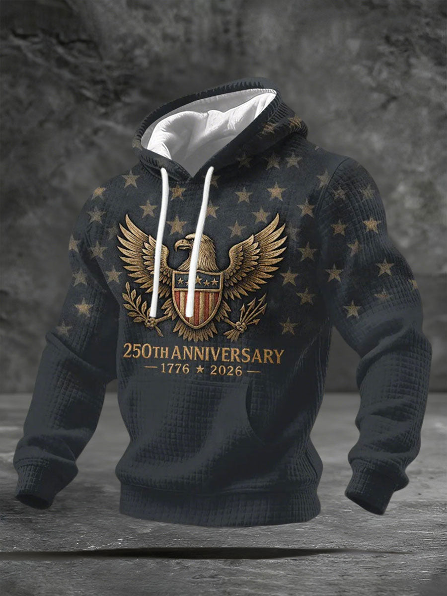 Men's 250 Print Casual Hoodie