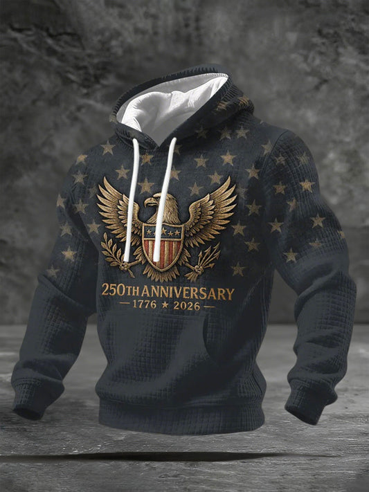 Men's 250 Print Casual Hoodie
