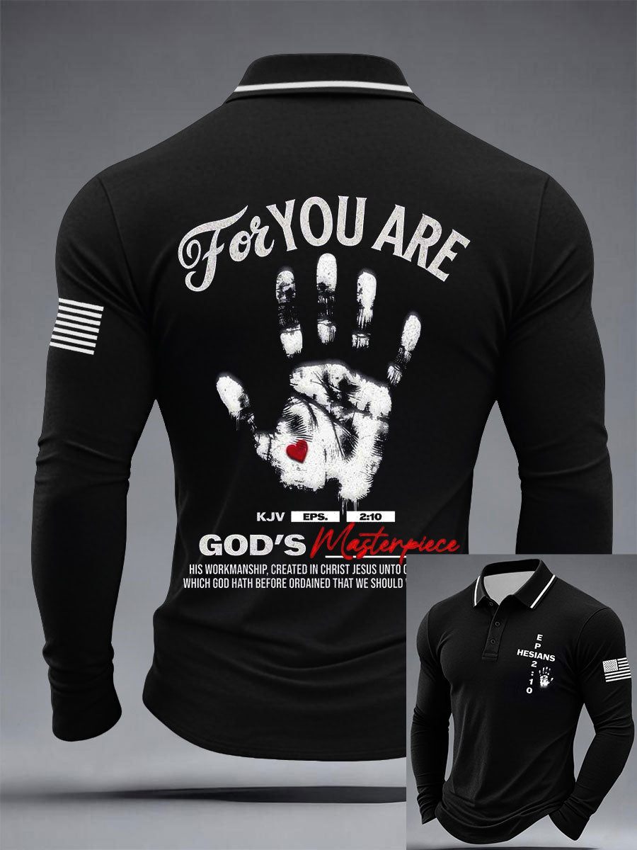 Men's God's Masterpiece Polo Shirts