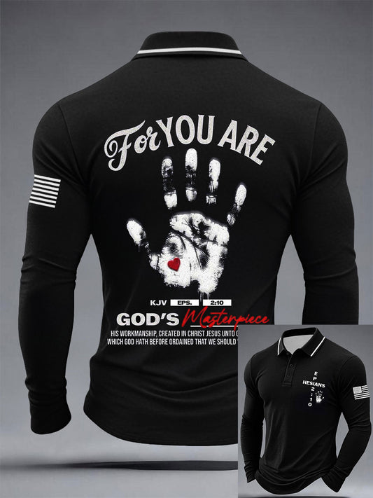 Men's God's Masterpiece Polo Shirts