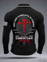 Men's You Are Complete In Christ Polo Shirts