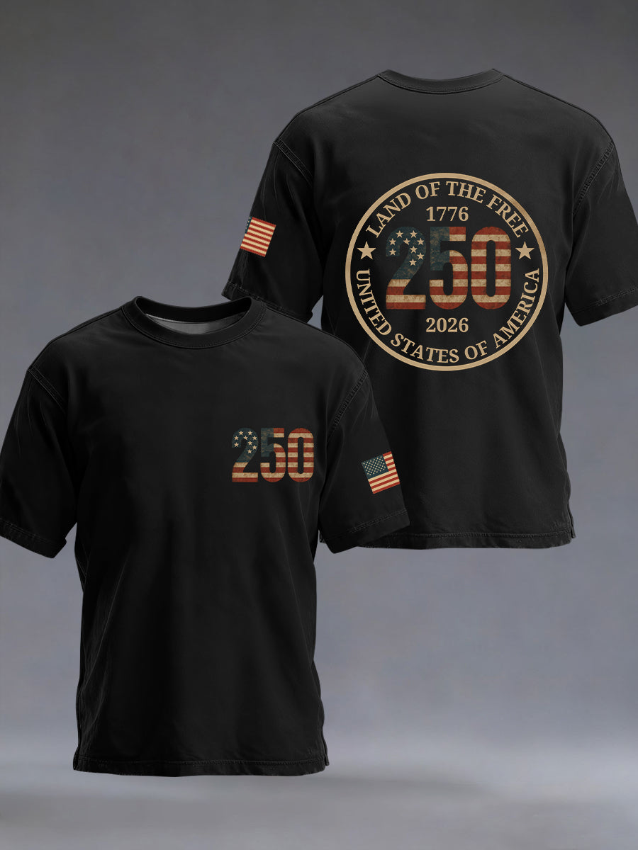 Men's 250th Anniversary Print T-Shirt