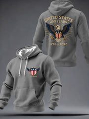 Men's 250 Printed Casual Hoodie