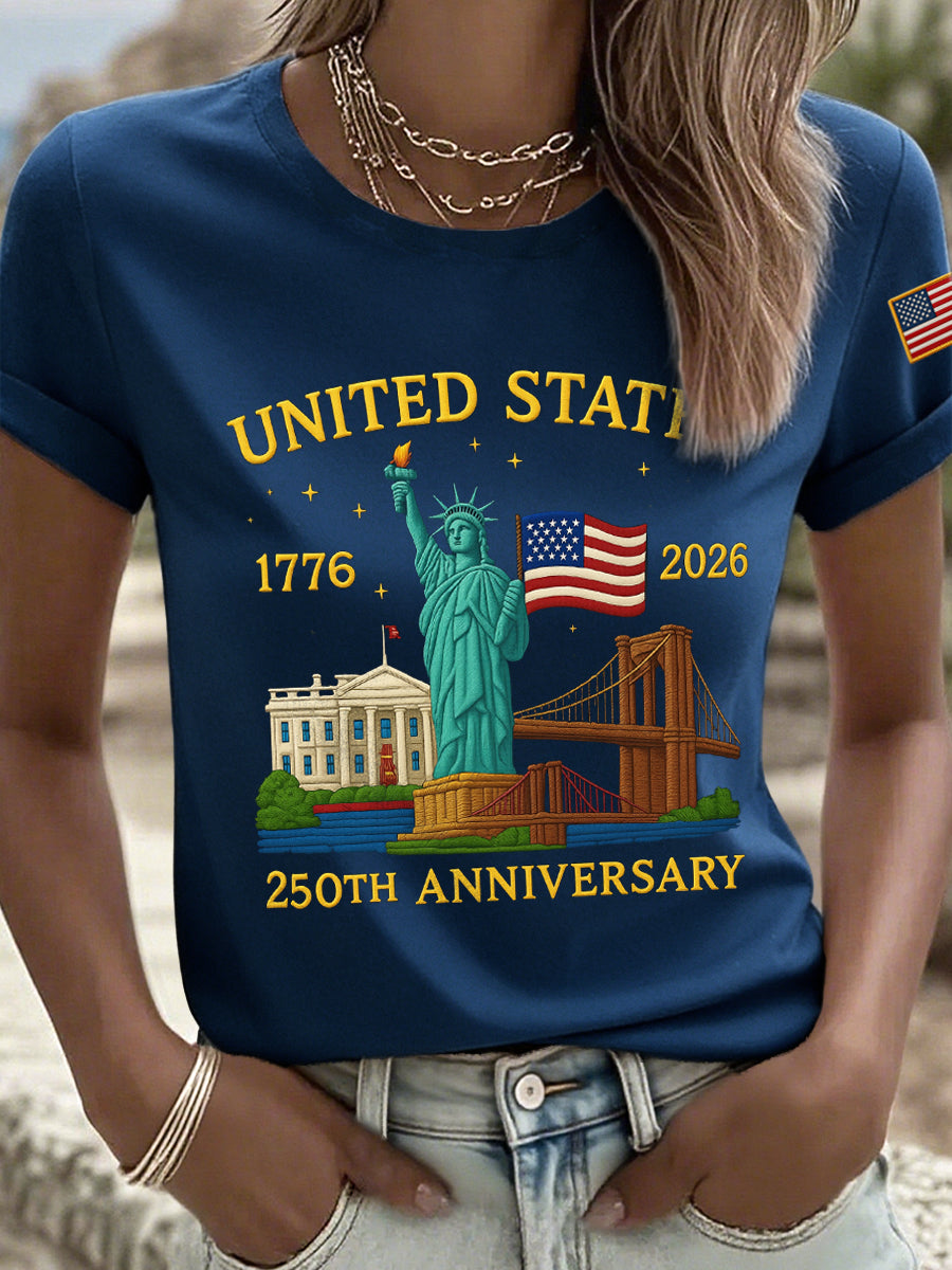 Women's 250th Anniversary Print T-Shirt