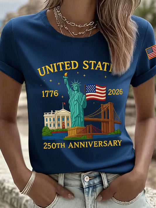 Women's 250th Anniversary Print T-Shirt