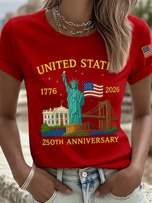 Women's 250th Anniversary Print T-Shirt