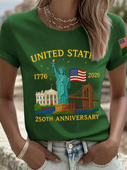 Women's 250th Anniversary Print T-Shirt