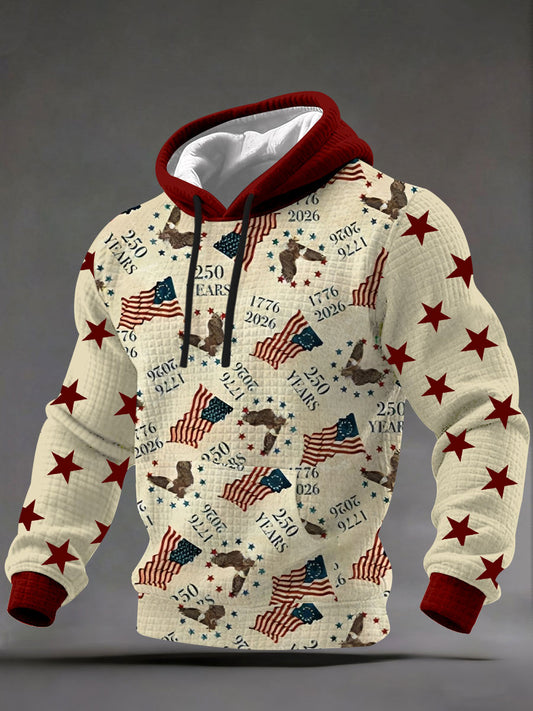 Men's 250 Print Casual Hoodie