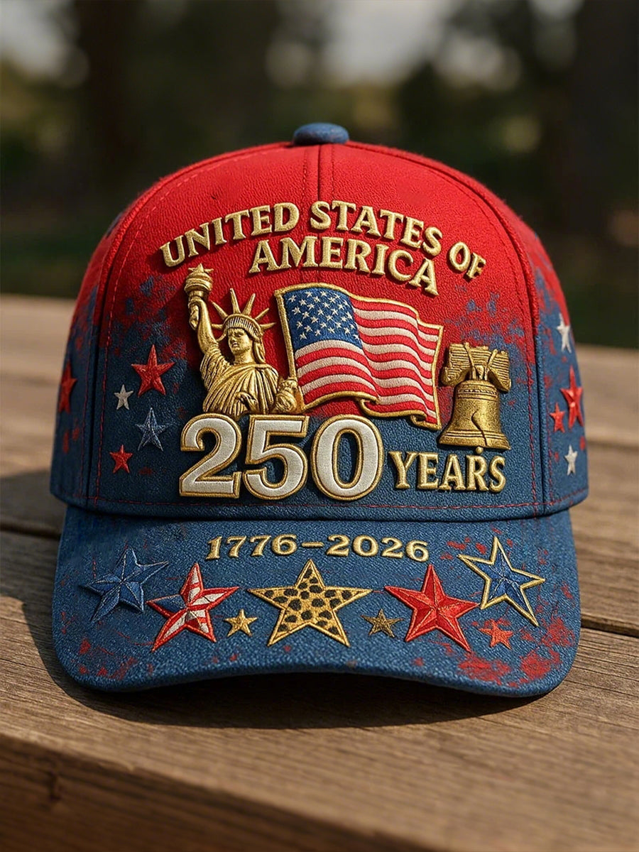 Unisex 250th Anniversary Printed Inspired Hat