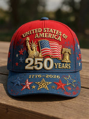 Unisex 250th Anniversary Printed Inspired Hat