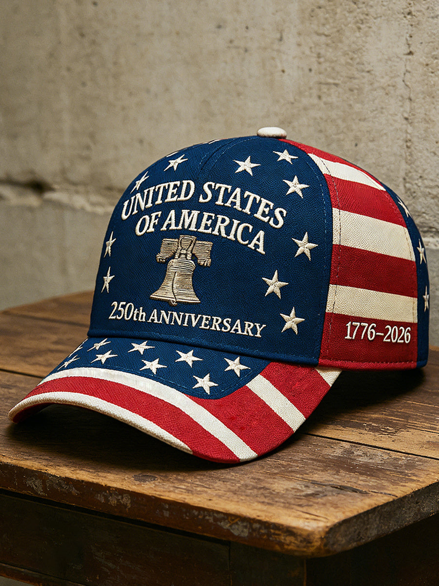 Unisex 250th Anniversary Inspired Vintage Hat