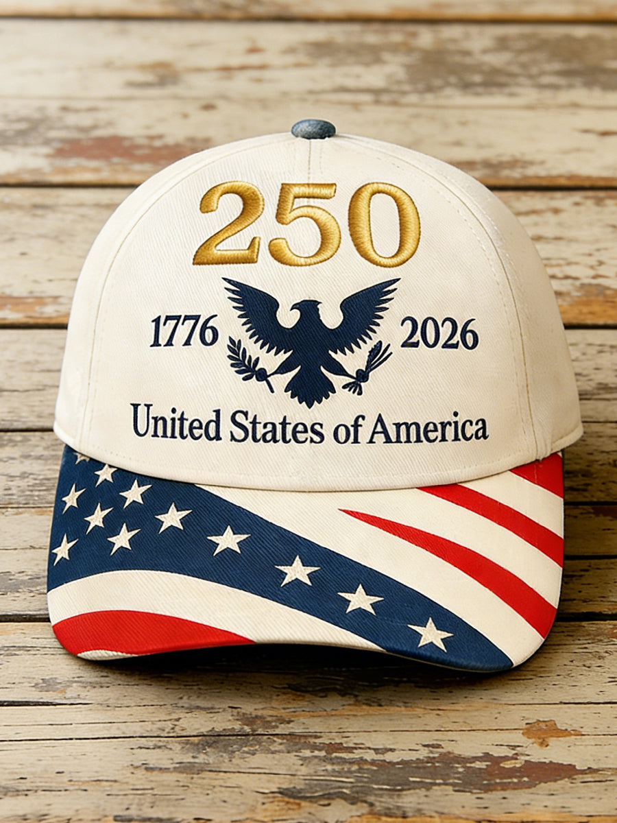Unisex 250th Anniversary Printed Inspired Hat