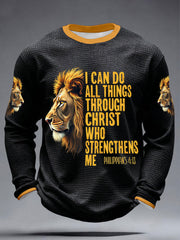 Men's Philippians 4:13 Waffle T-Shirts