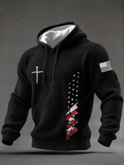 Men's American Faith Waffle Hoodie