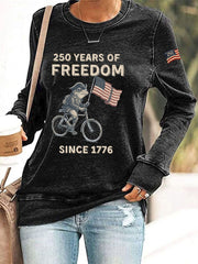 Women's 250th Anniversary Print Casual Sweatshirt
