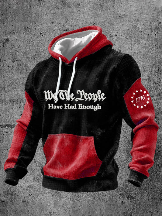 Men's 250th Anniversary Print Casual Hoodie