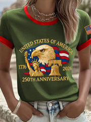 Women's 250th Anniversary Print Vintage T-Shirt